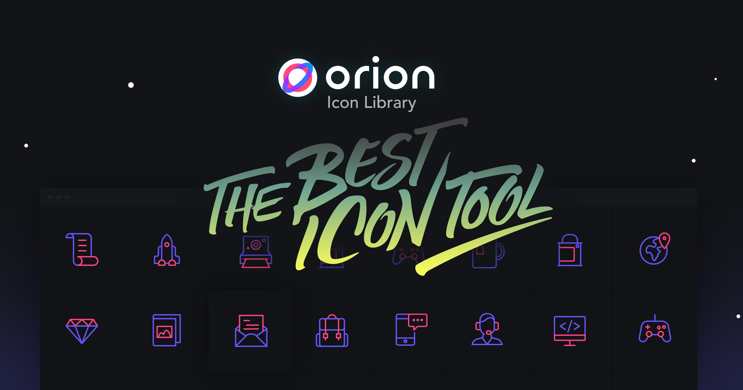 The best Icon Tool - Orion Icon Library