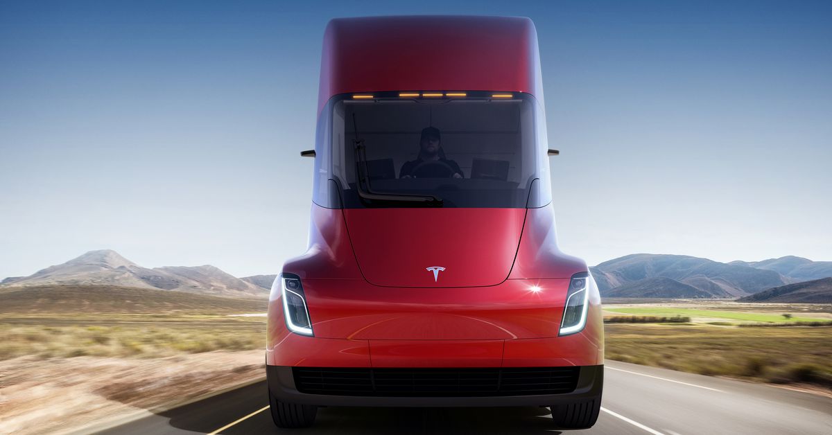 This is the Tesla Semi truck 