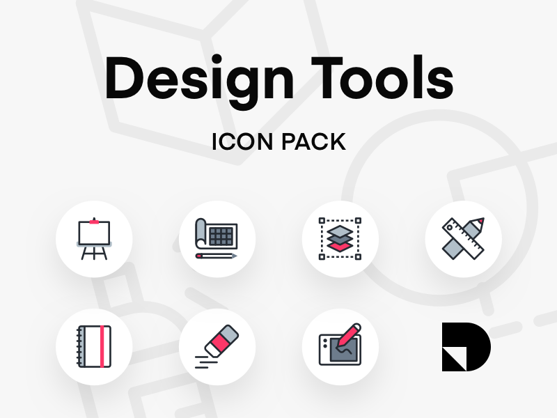Design tools icon pack 