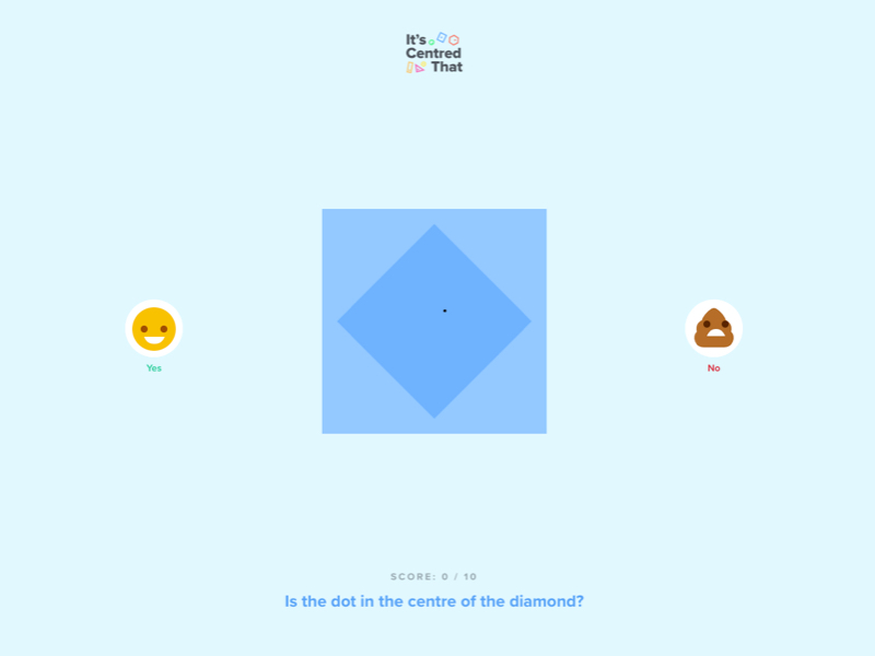 It's Centred That | Test Your Designer Eye
