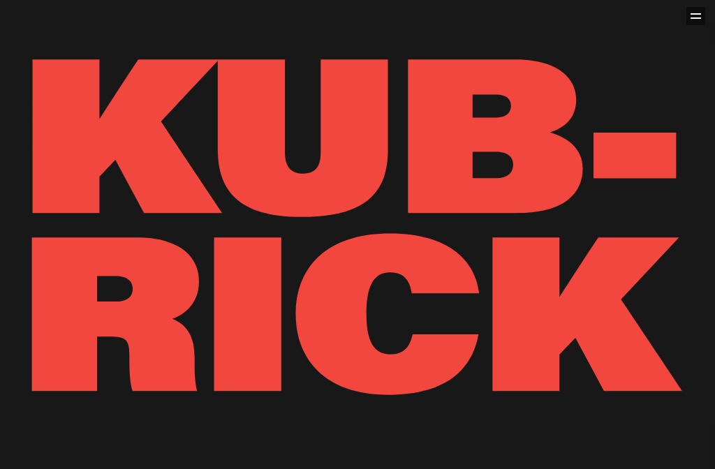 Work and life of Stanley Kubrick