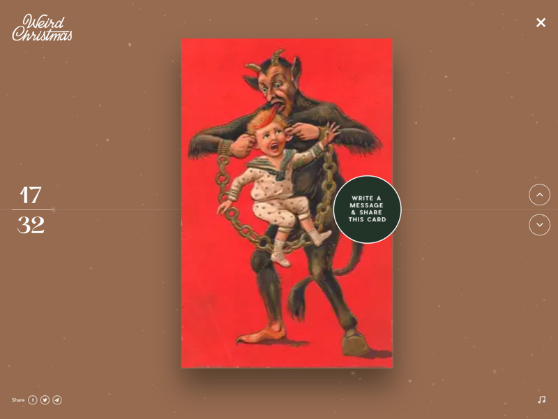 Weird Christmas ~ Create your card!