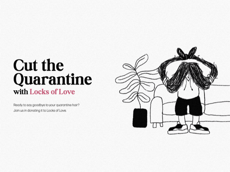 Cut The Quarantine with Locks of Love