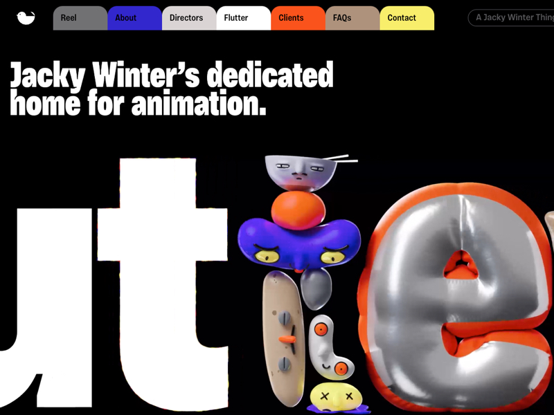 Flutter – The Jacky Winter Group's dedicated home for animation.