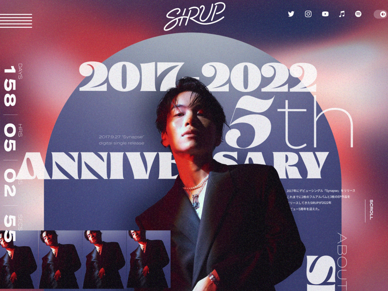 SIRUP 5th Anniversary Special Site