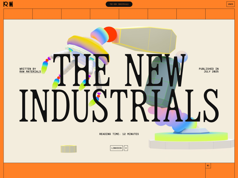 The New Industrials by Raw Materials